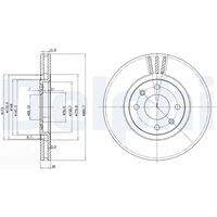 DELPHI BG2872 Bremsscheibe