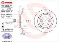 BREMBO 08C82311 Bremsscheibe