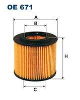 FILTRON OE671 Ölfilter