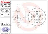 BREMBO 08A72511 Bremsscheibe