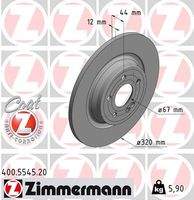 ZIMMERMANN 400554520 Bremsscheibe