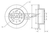 TOMEX Brakes TX7235 Bremsscheibe