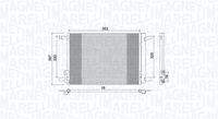 MAGNETI MARELLI 350203964000 Kondensator, Klimaanlage