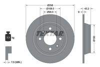 TEXTAR 92048500 Bremsscheibe