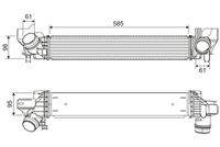 VALEO 818318 Ladeluftkühler