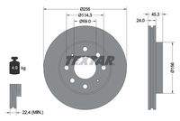 TEXTAR 92103903 Bremsscheibe