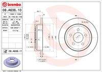 BREMBO 08A63611 Bremsscheibe