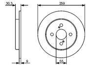 BOSCH 0986479420 Bremsscheibe