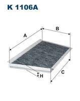 FILTRON K1106A Filter, Innenraumluft