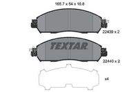 TEXTAR 2243901 Bremsbelagsatz, Scheibenbremse