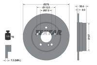 TEXTAR 92032703 Bremsscheibe