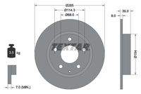 TEXTAR 92267703 Bremsscheibe