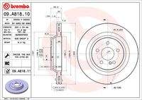 BREMBO 09A81811 Bremsscheibe