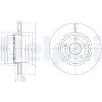 DELPHI BG9058 Bremsscheibe