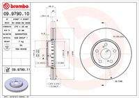 BREMBO 09979011 Bremsscheibe