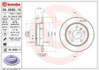 BREMBO 08958011 Bremsscheibe