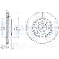 DELPHI BG3568 Bremsscheibe