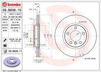 BREMBO 09B63811 Bremsscheibe