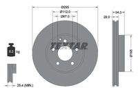 TEXTAR 92115205 Bremsscheibe