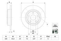BOSCH 0986479F89 Bremsscheibe