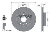 TEXTAR 92115703 Bremsscheibe