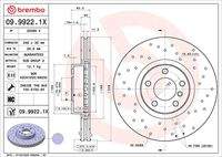 BREMBO 0999221X Bremsscheibe