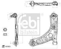 FEBI BILSTEIN 185903 Lenker, Radaufhängung