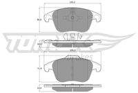 TOMEX Brakes TX1593 Bremsbelagsatz, Scheibenbremse