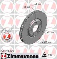 ZIMMERMANN 290226120 Bremsscheibe