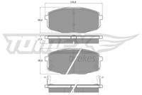 TOMEX Brakes TX1499 Bremsbelagsatz, Scheibenbremse