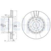 DELPHI BG3768 Bremsscheibe