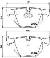 BREMBO P06029 Bremsbelagsatz, Scheibenbremse