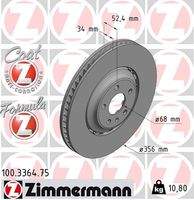 ZIMMERMANN 100336475 Bremsscheibe