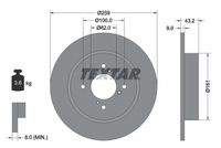 TEXTAR 92231403 Bremsscheibe