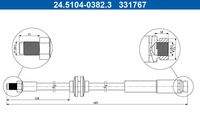 ATE 24510403823 Bremsschlauch