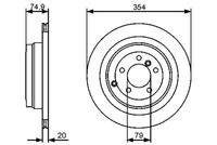 BOSCH 0986479479 Bremsscheibe