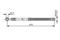 BOSCH 1987476775 Bremsschlauch
