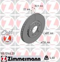 ZIMMERMANN 100124620 Bremsscheibe