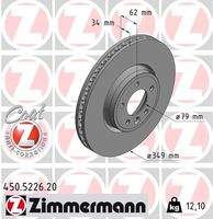 ZIMMERMANN 450522620 Bremsscheibe