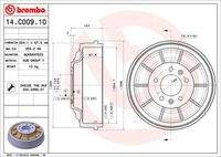 BREMBO 14C00910 Bremstrommel