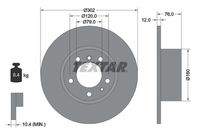 TEXTAR 92042103 Bremsscheibe