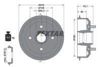 TEXTAR 94018500 Bremstrommel