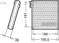 DENSO DEV09103 Verdampfer, Klimaanlage