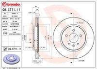 BREMBO 09C71111 Bremsscheibe