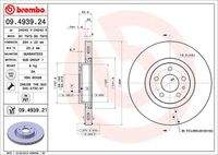 BREMBO 09493921 Bremsscheibe