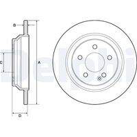 DELPHI BG4811C Bremsscheibe