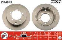 TRW DF4845 Bremsscheibe