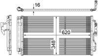 MAHLE AC652000S Kondensator, Klimaanlage