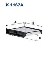 FILTRON K1167A Filter, Innenraumluft