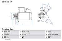 BOSCH 0986017260 Starter